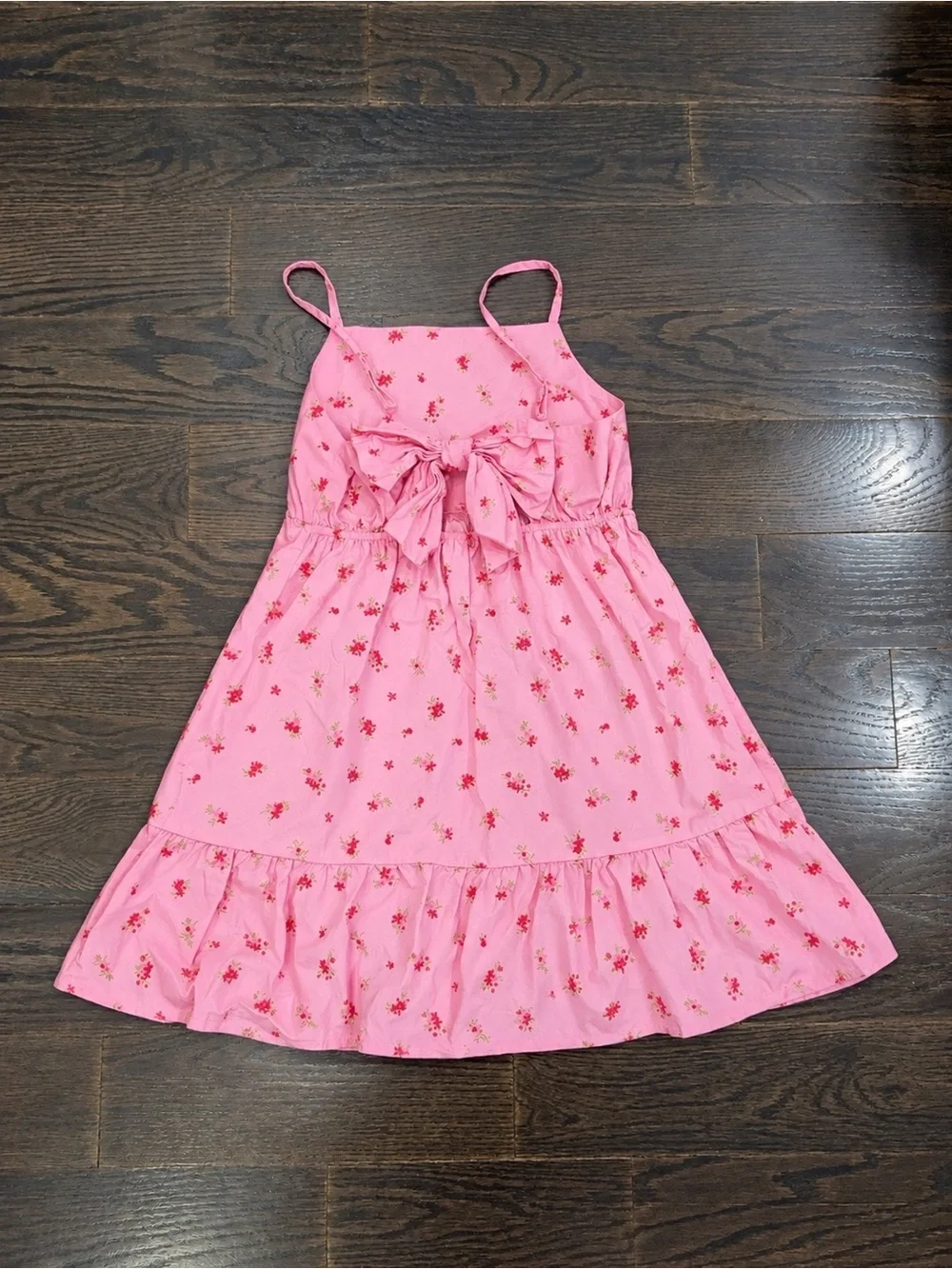 The Children’s Place Pink Floral Spaghetti-Strap Girls' Dress